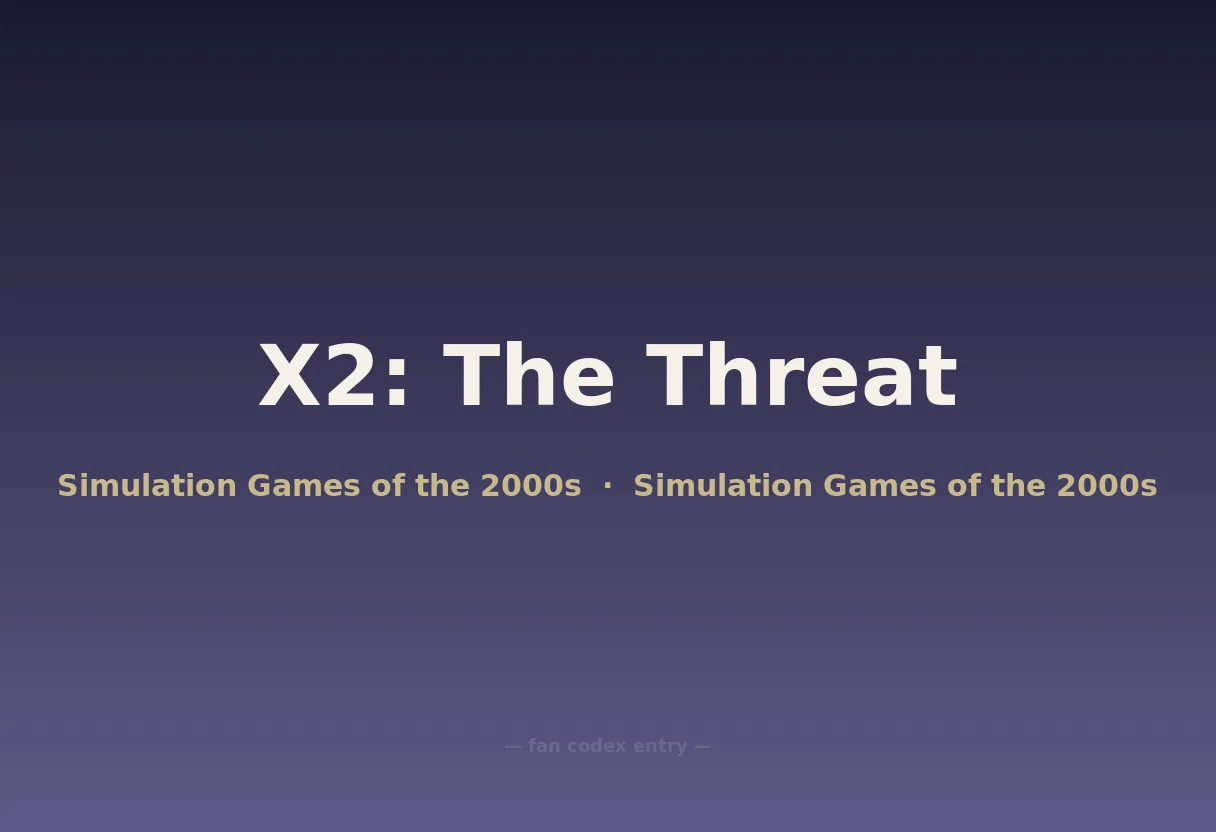 X2: The Threat