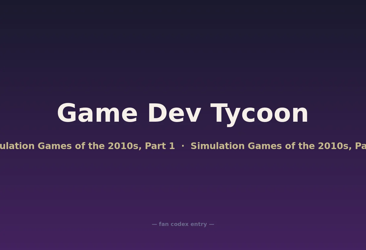 Game Dev Tycoon