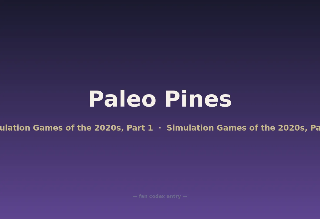 Paleo Pines
