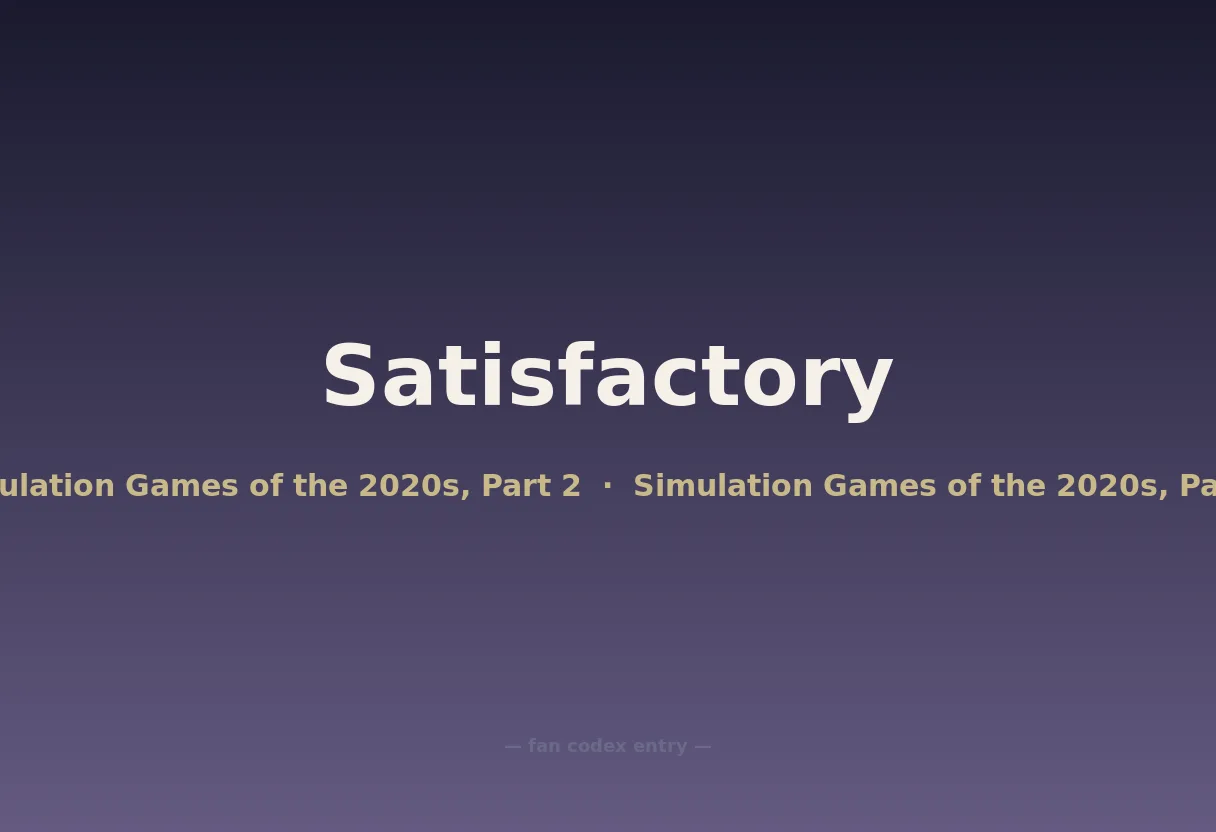 Satisfactory