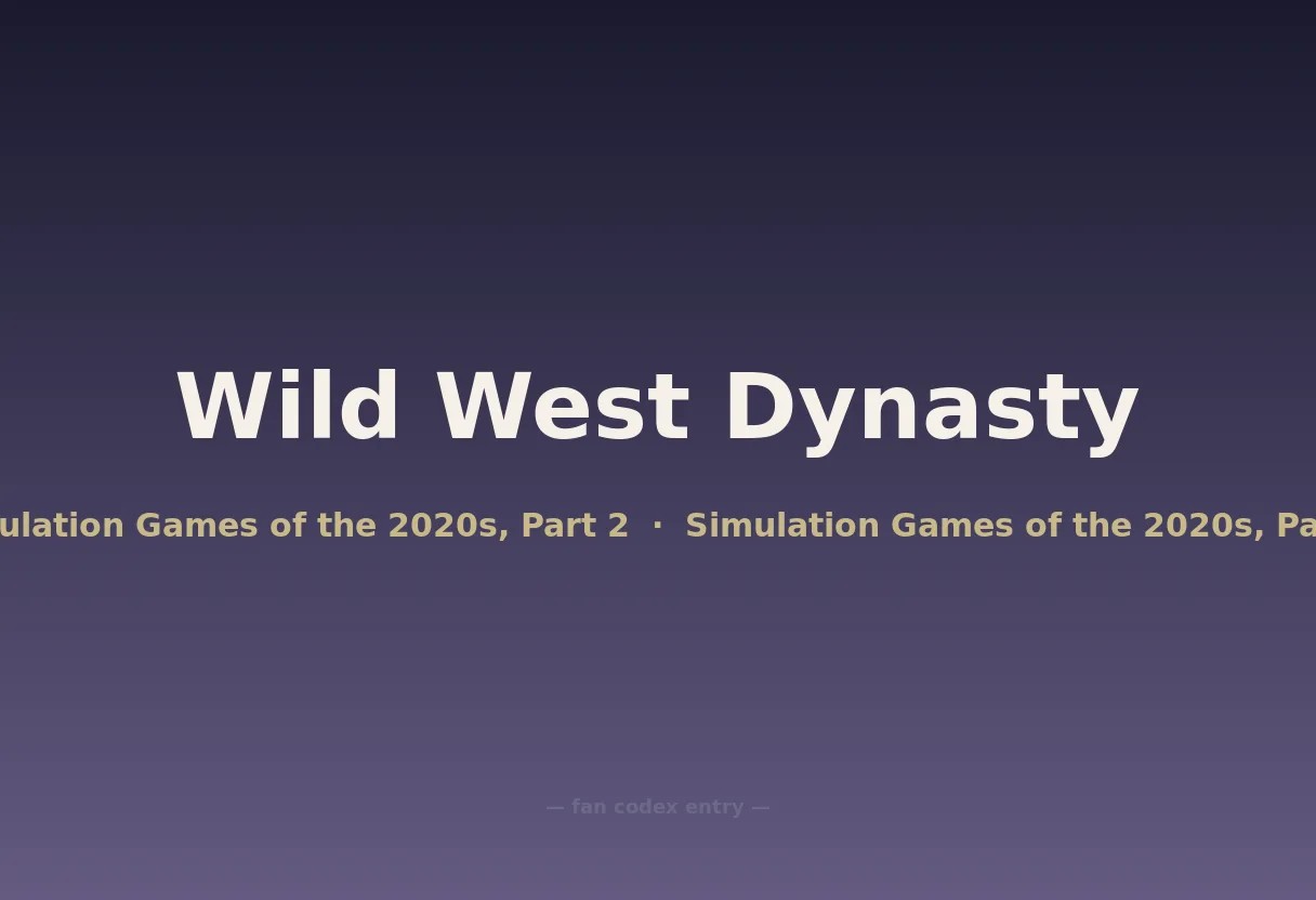 Wild West Dynasty