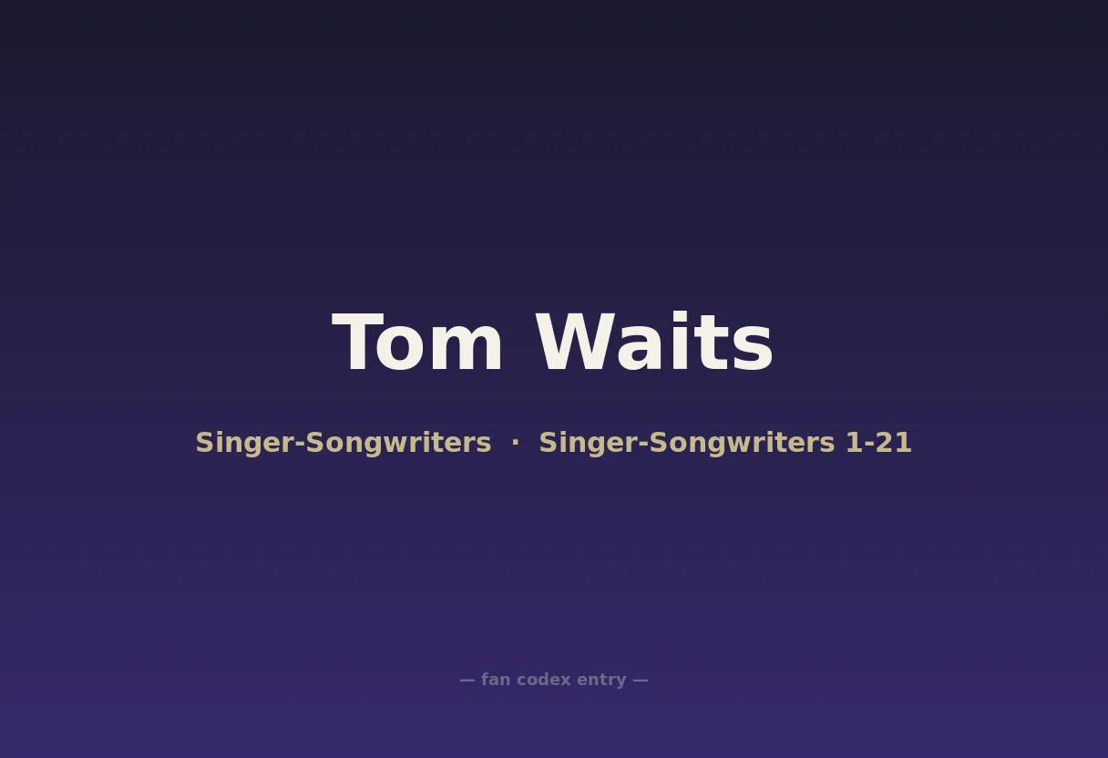 Tom Waits