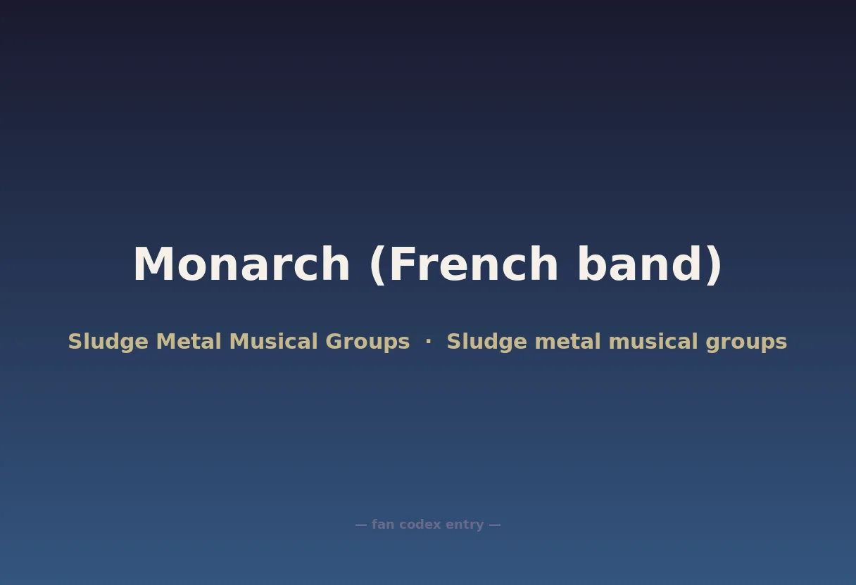 Monarch (French band)