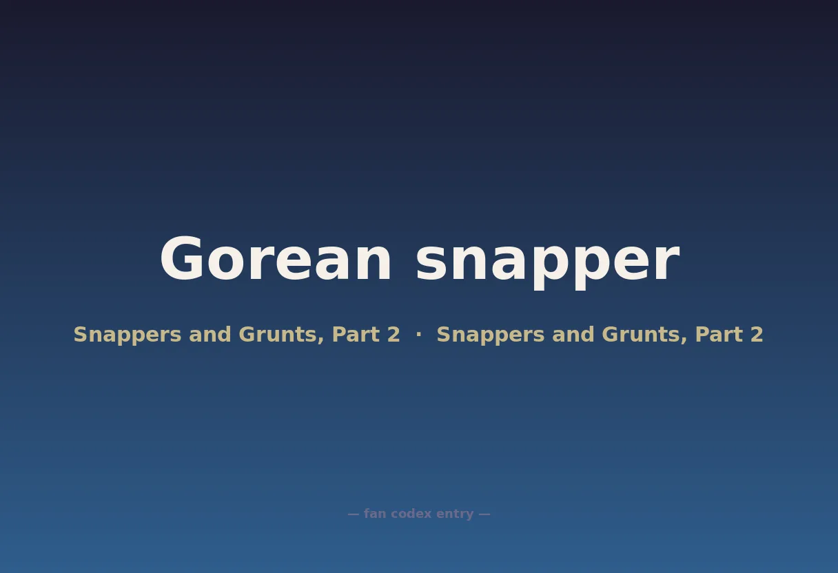 Gorean snapper