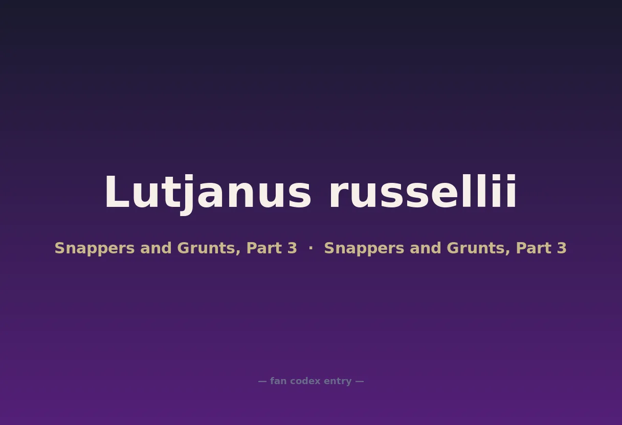 Lutjanus russellii