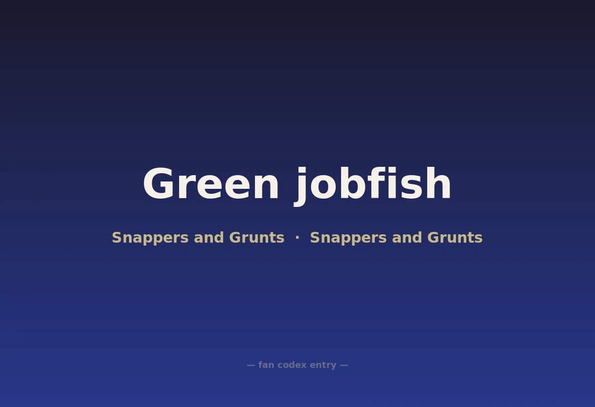 Green jobfish