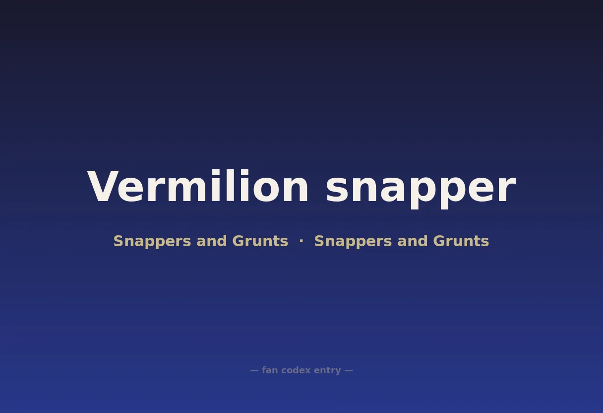 Vermilion snapper