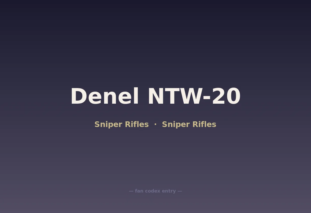Denel NTW-20