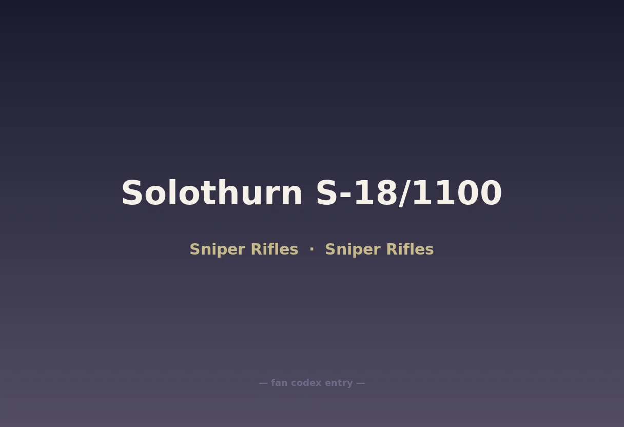 Solothurn S-18/1100