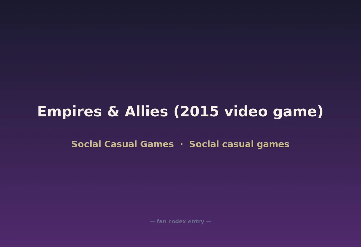 Empires & Allies (2015 video game)