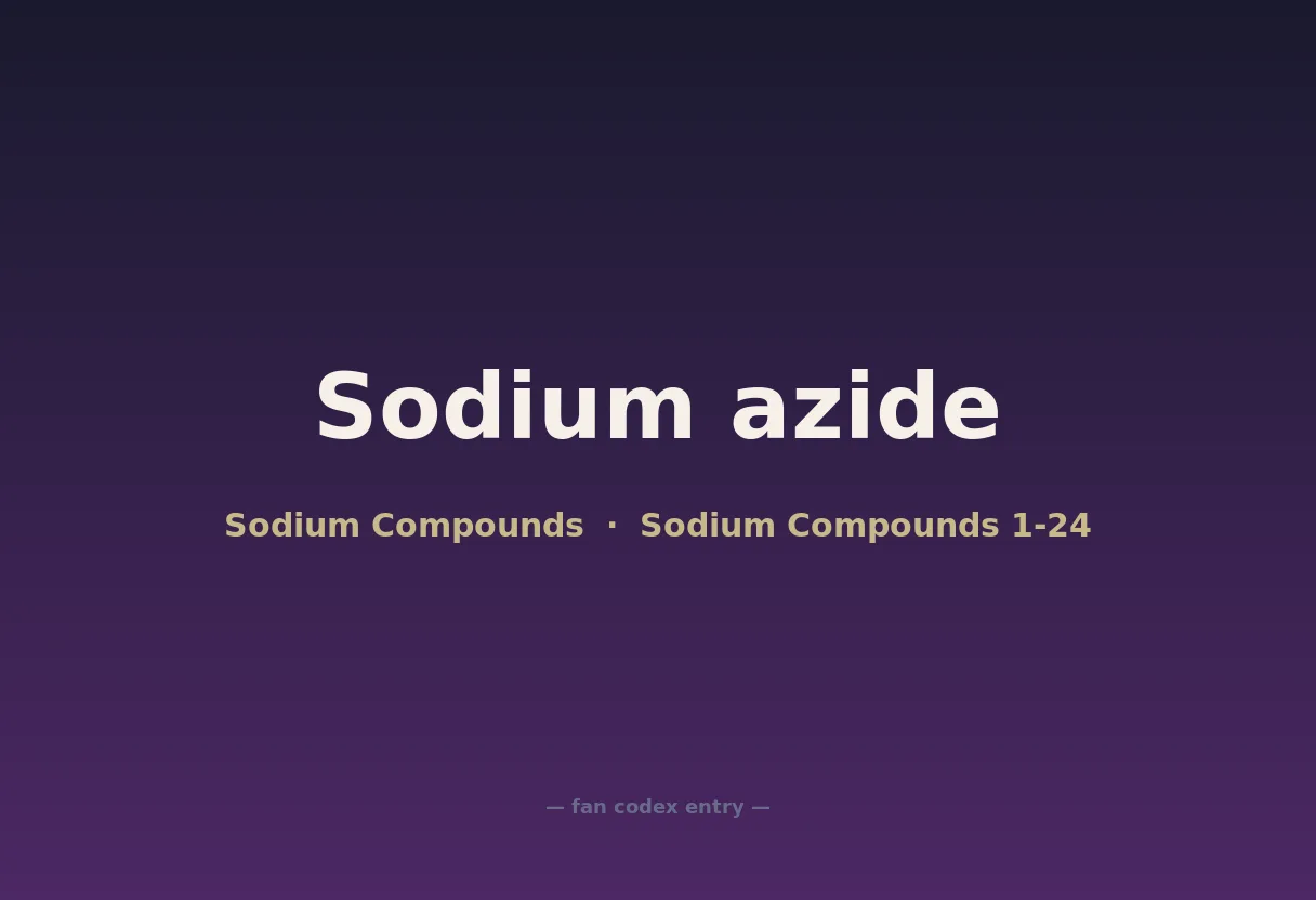 Sodium azide