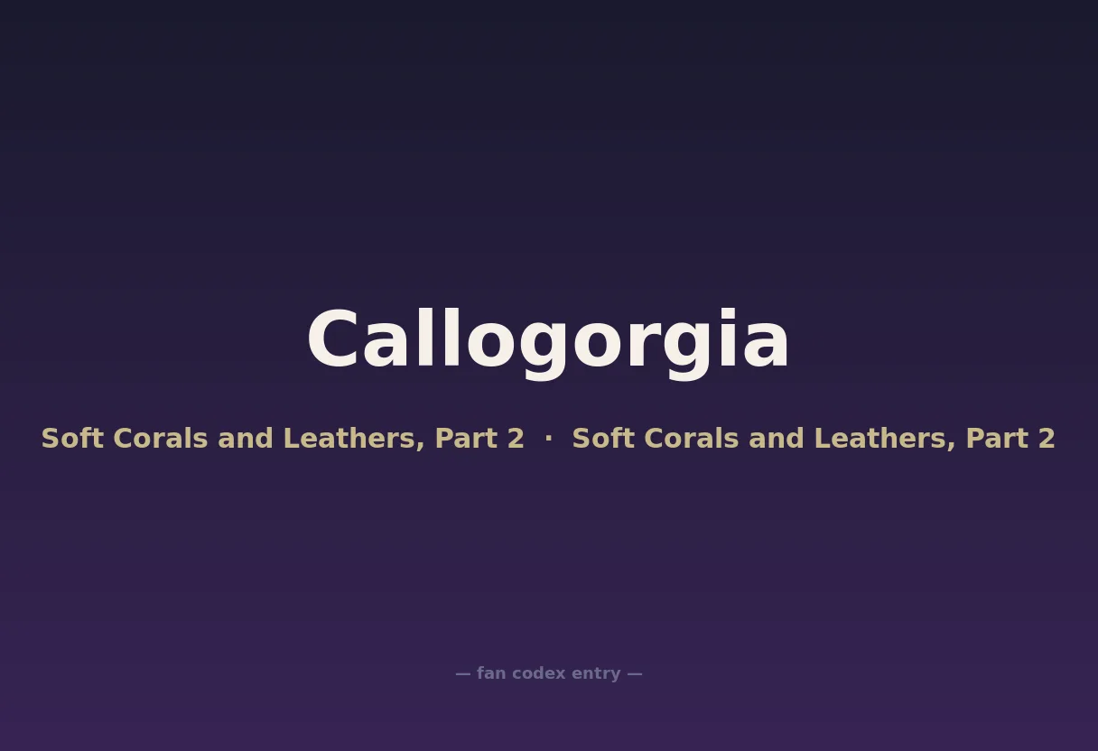 Callogorgia