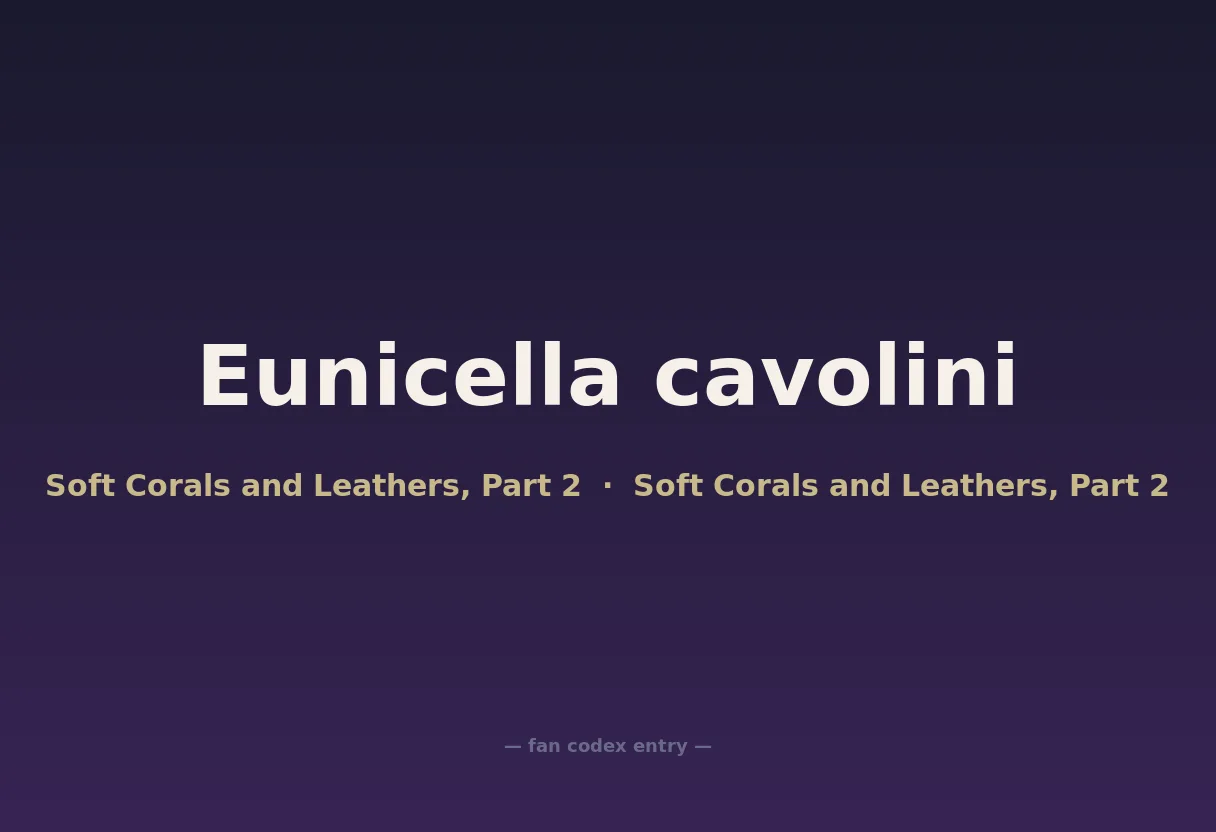 Eunicella cavolini