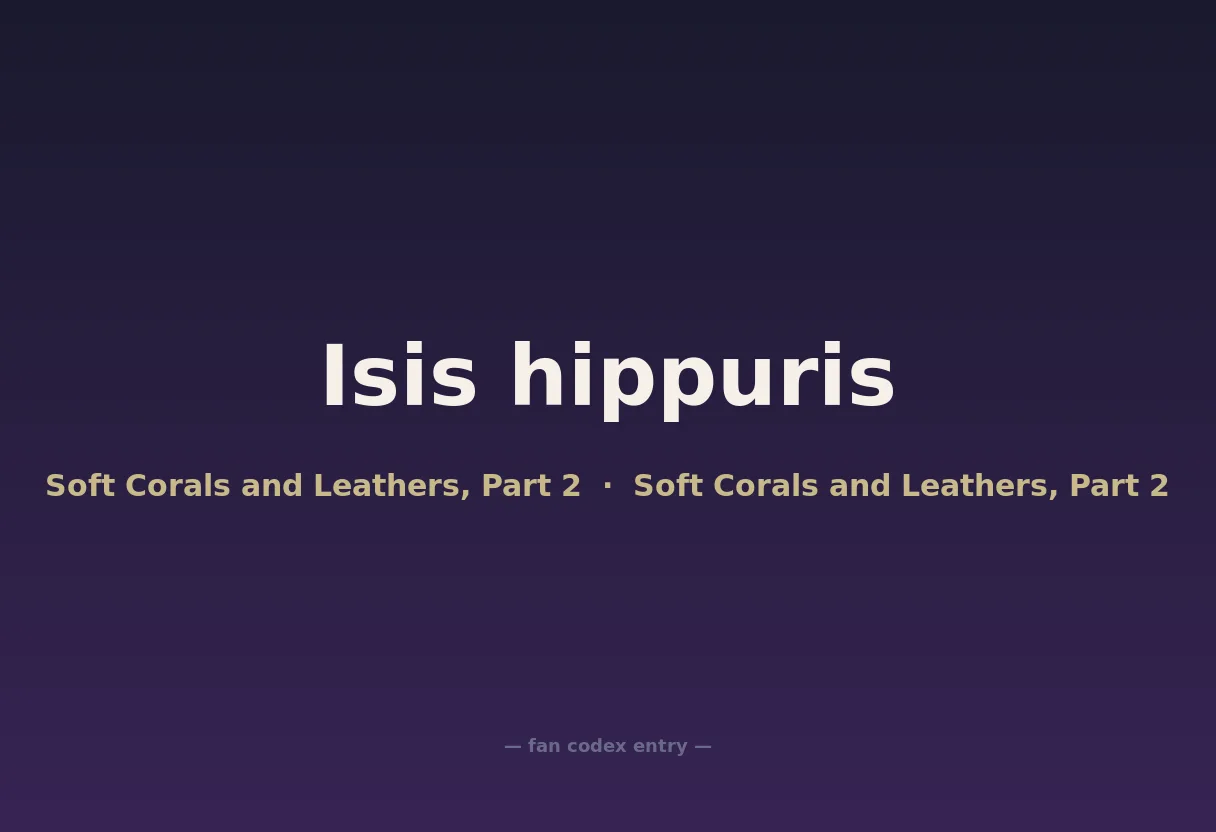 Isis hippuris