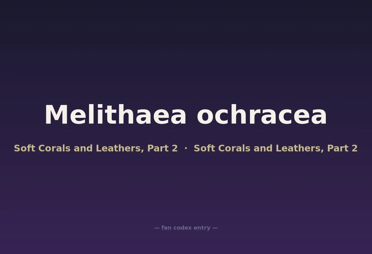 Melithaea ochracea