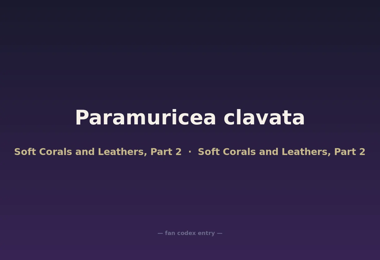Paramuricea clavata