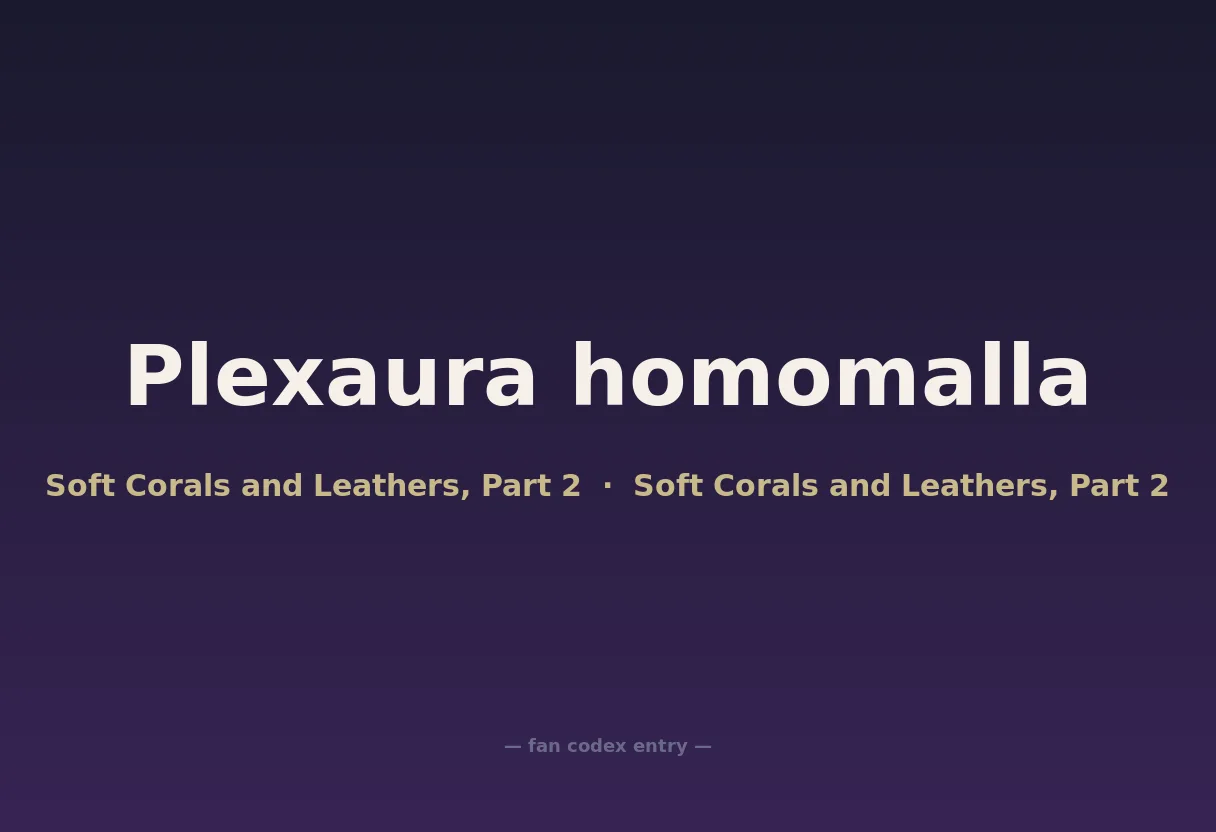 Plexaura homomalla