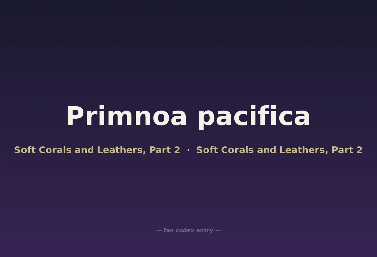 Primnoa pacifica
