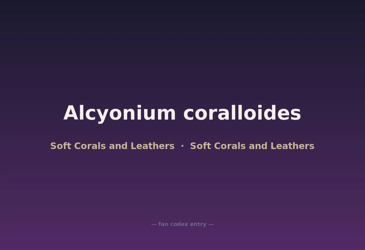 Alcyonium coralloides