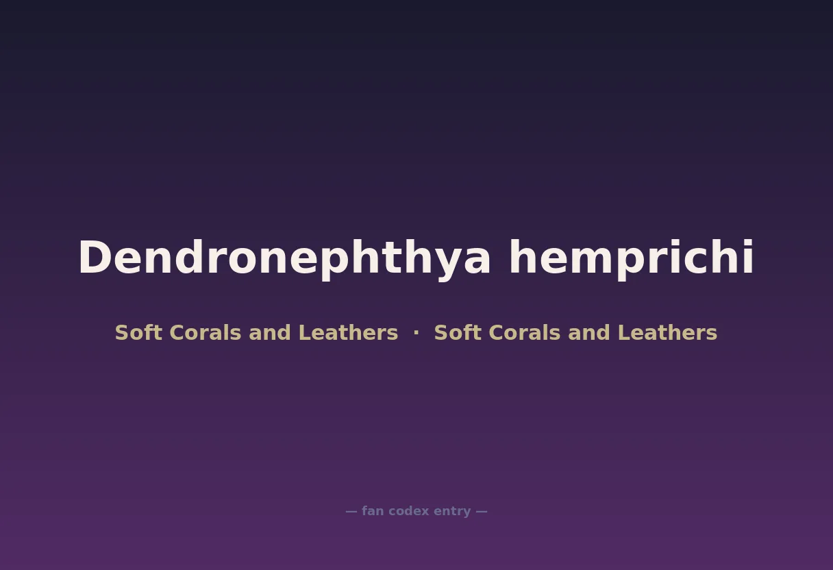 Dendronephthya hemprichi