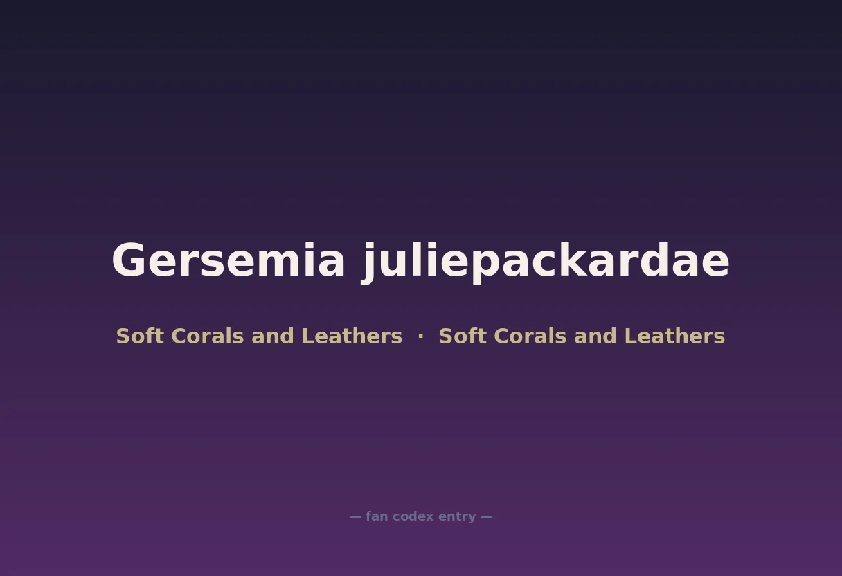 Gersemia juliepackardae