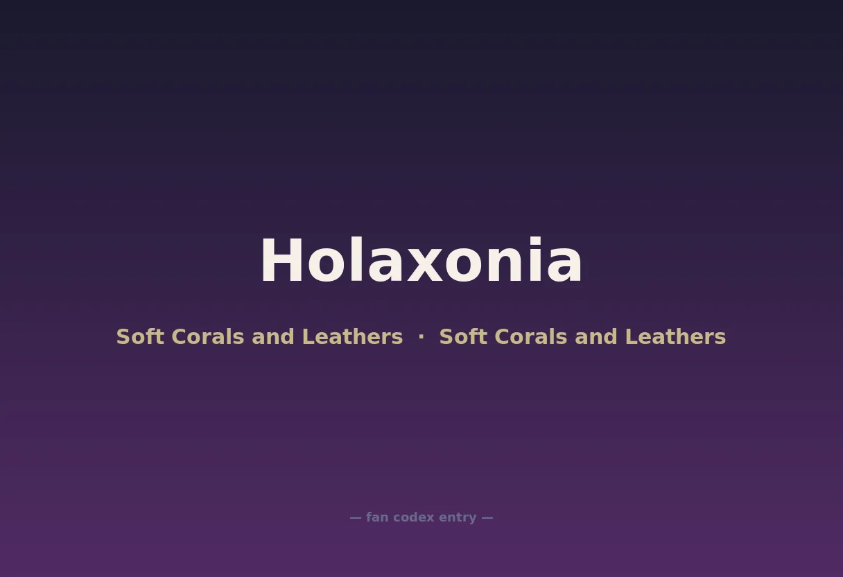 Holaxonia