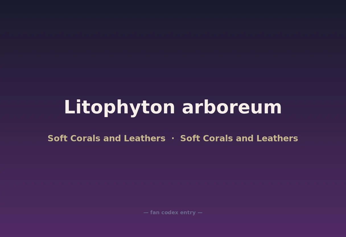 Litophyton arboreum