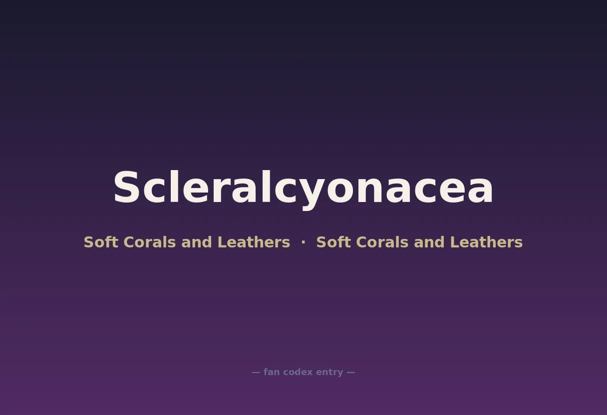 Scleralcyonacea