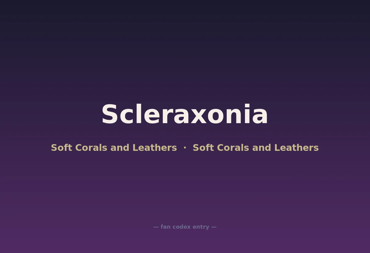 Scleraxonia
