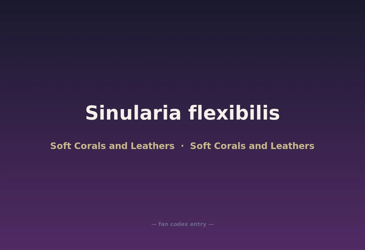 Sinularia flexibilis