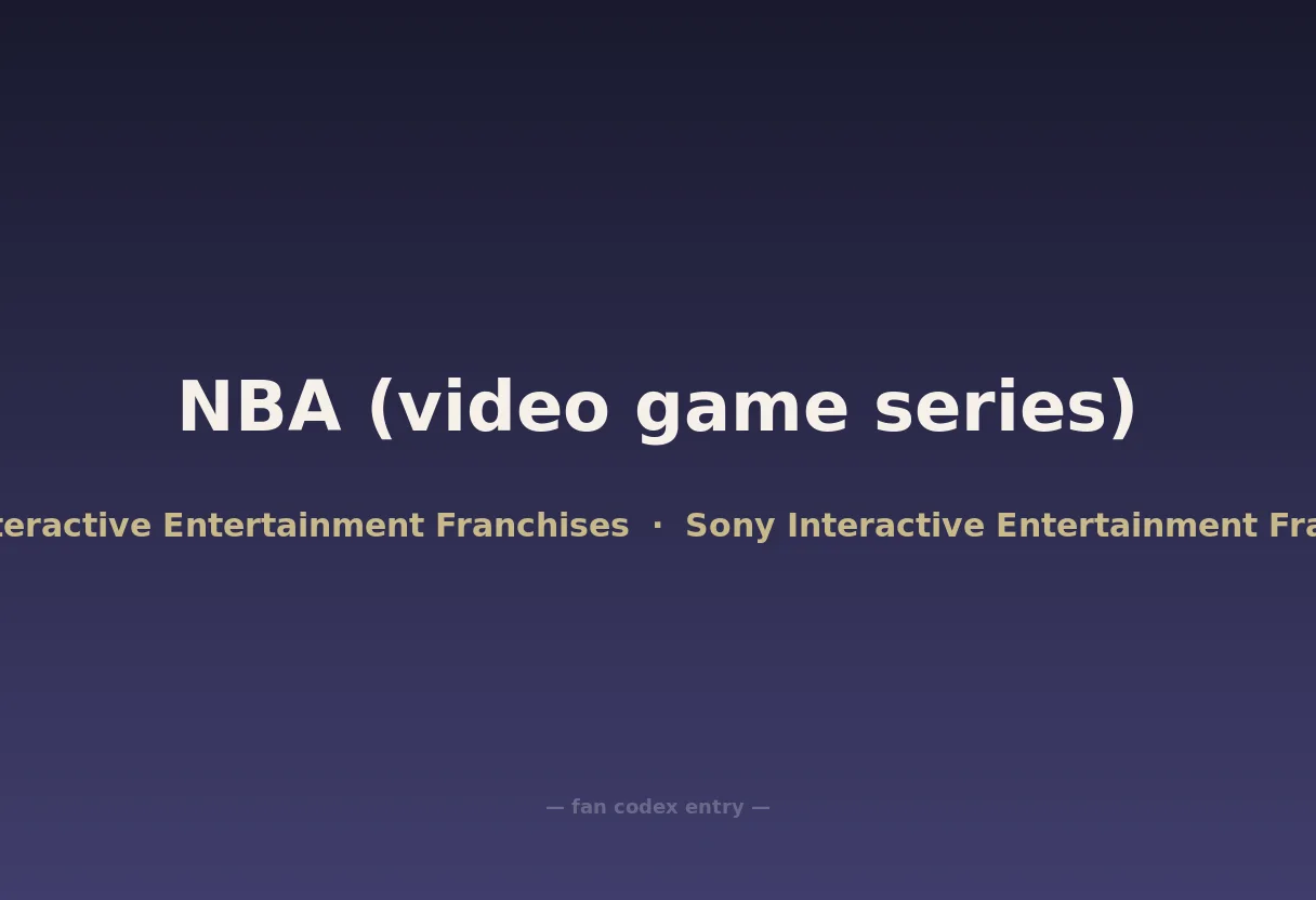 NBA (video game series)