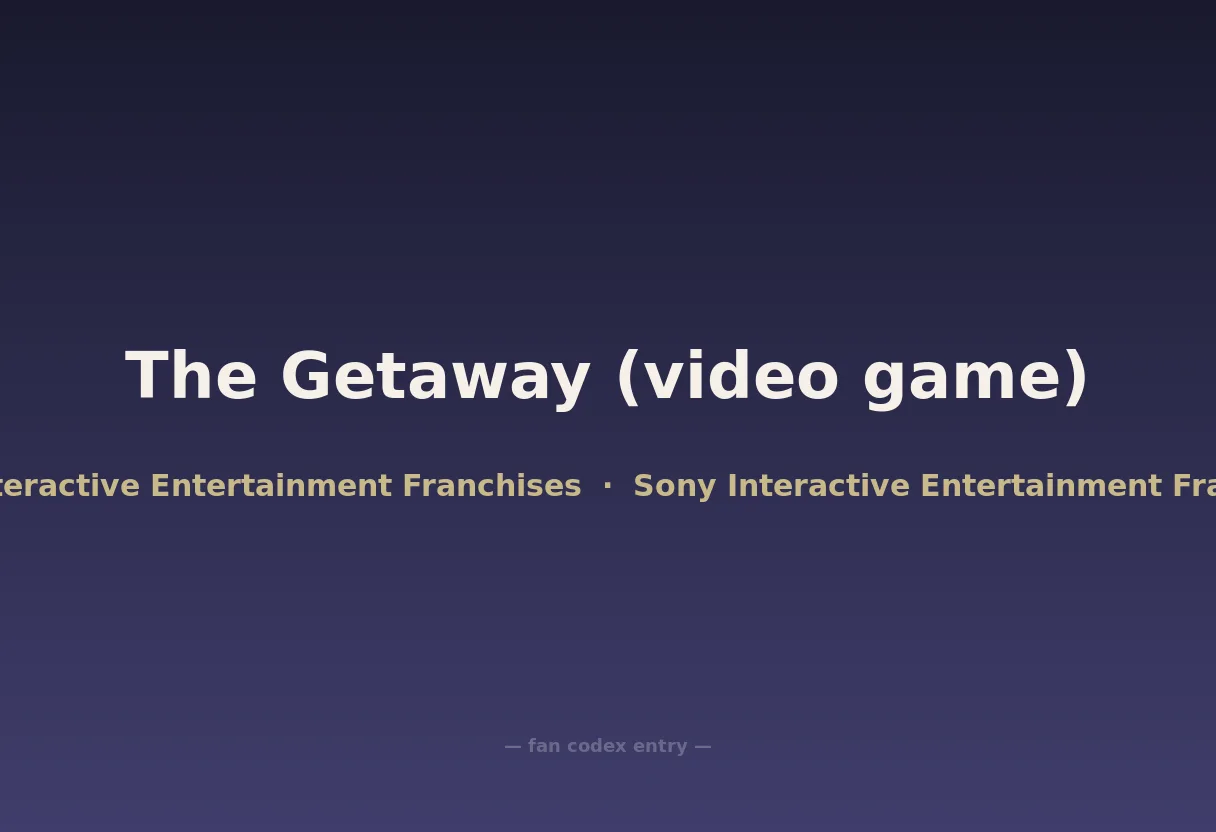 The Getaway (video game)