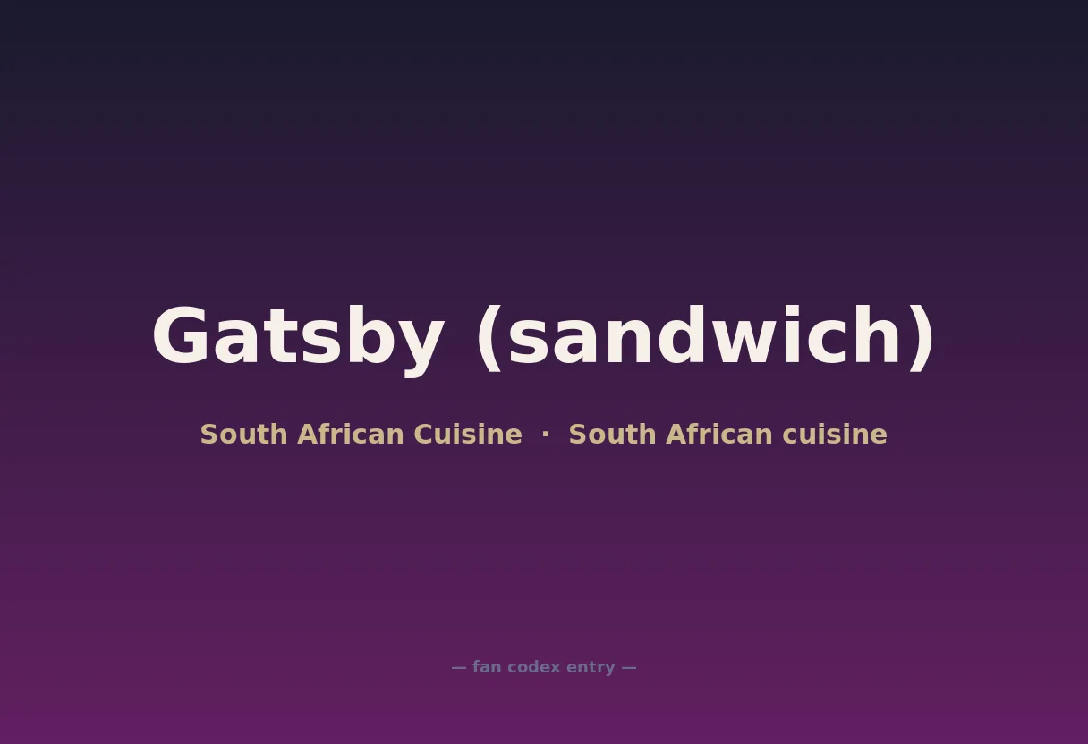 Gatsby (sandwich)