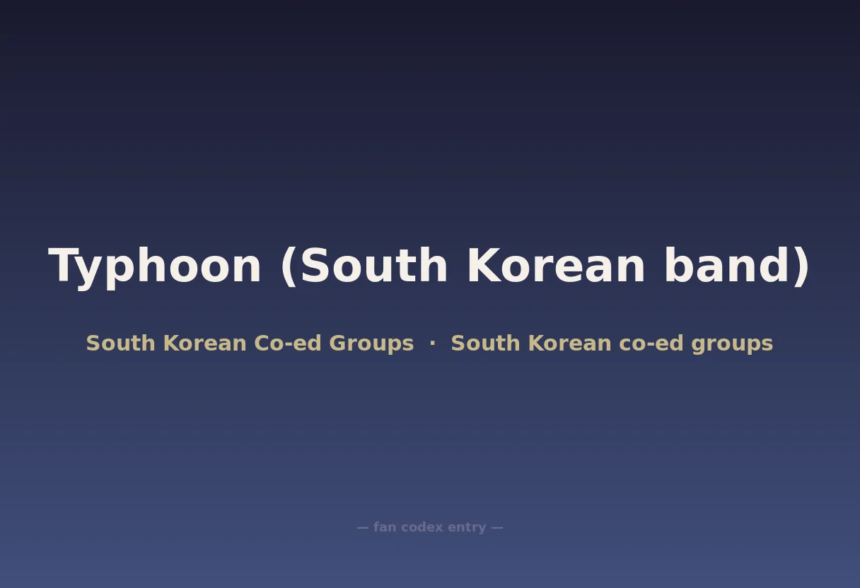 Typhoon (South Korean band)