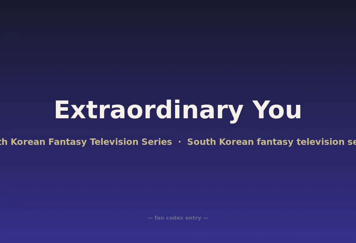 Extraordinary You