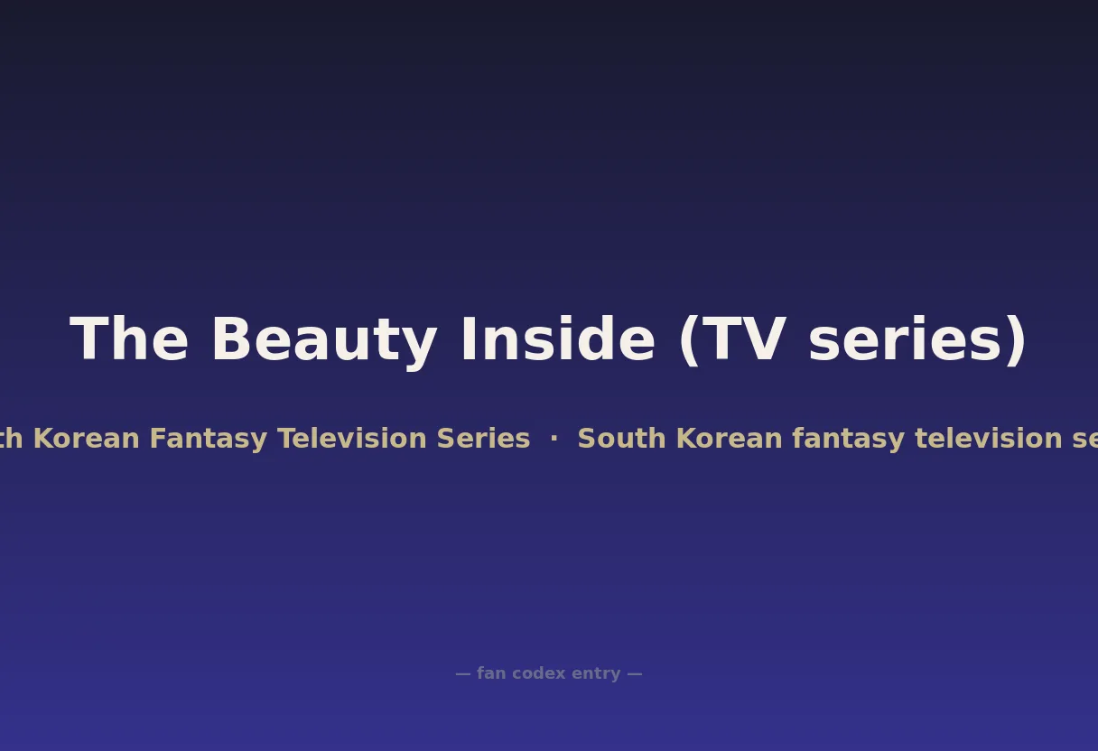 The Beauty Inside (TV series)