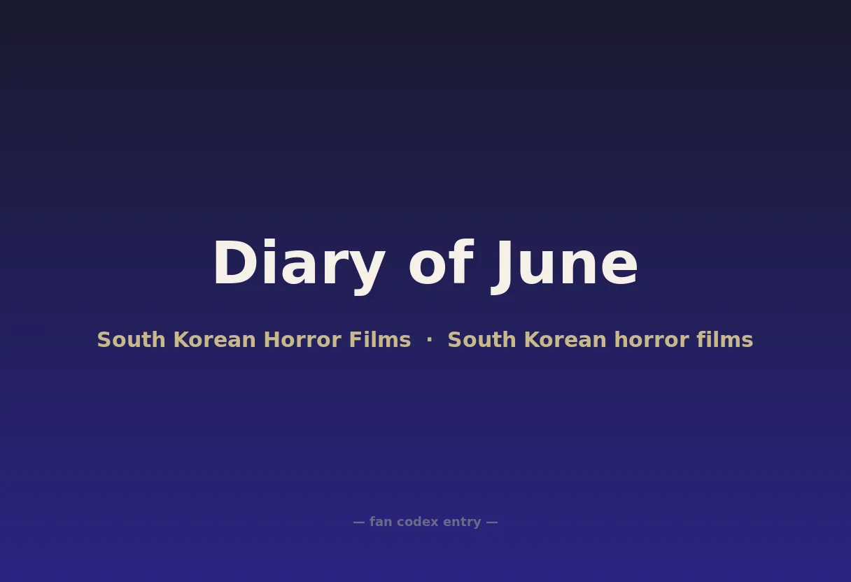 Diary of June