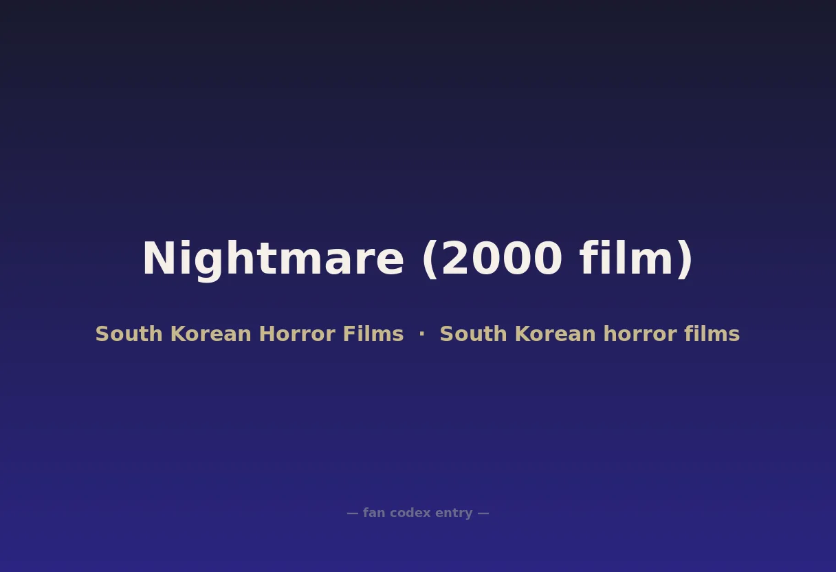 Nightmare (2000 film)
