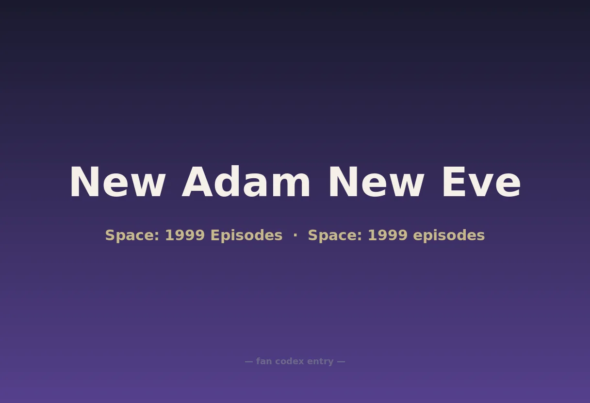 New Adam New Eve