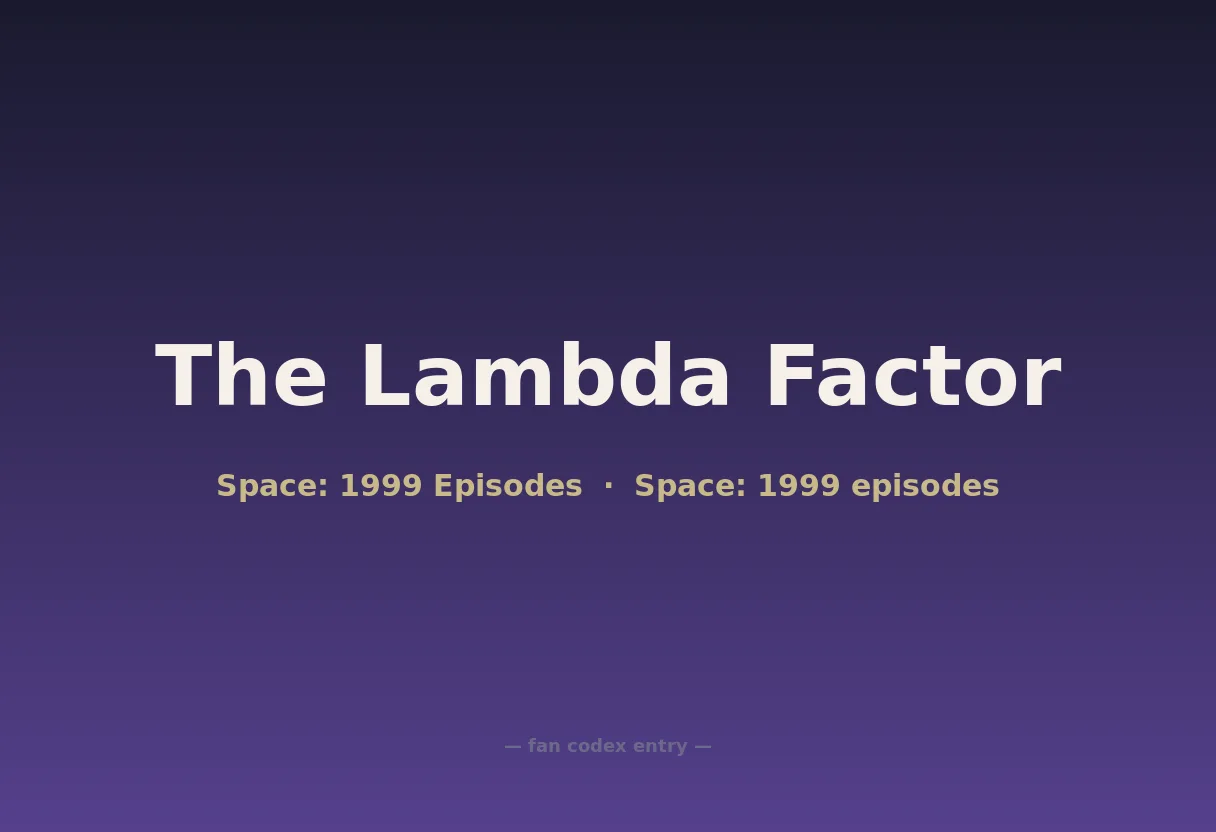 The Lambda Factor