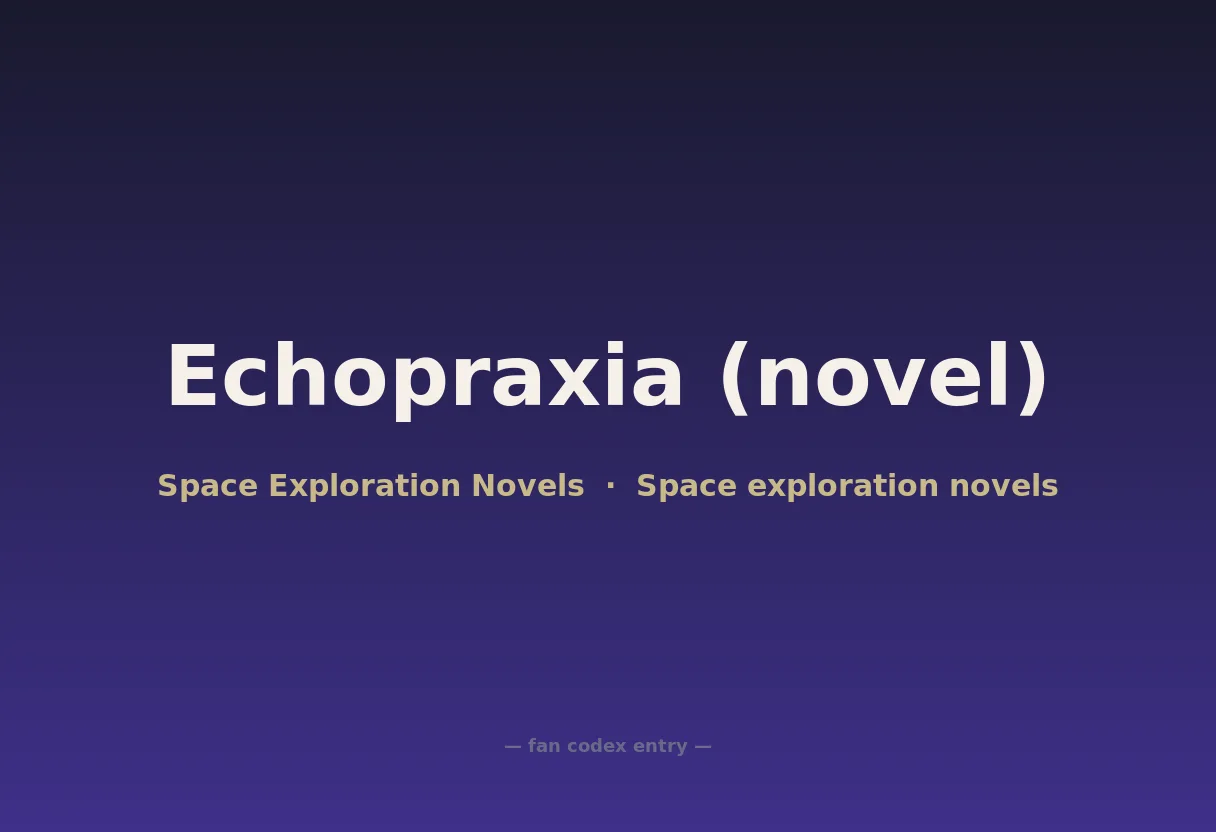 Echopraxia (novel)