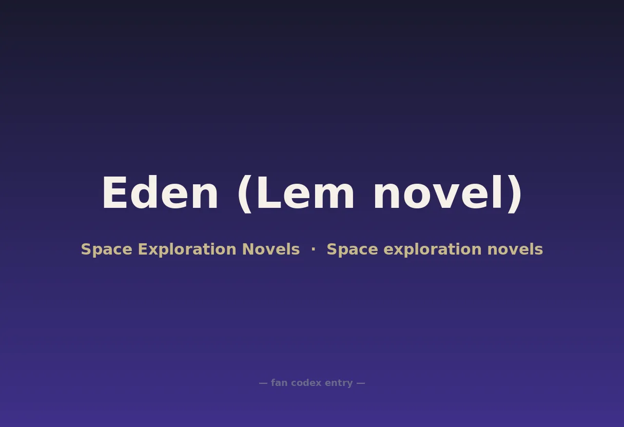 Eden (Lem novel)