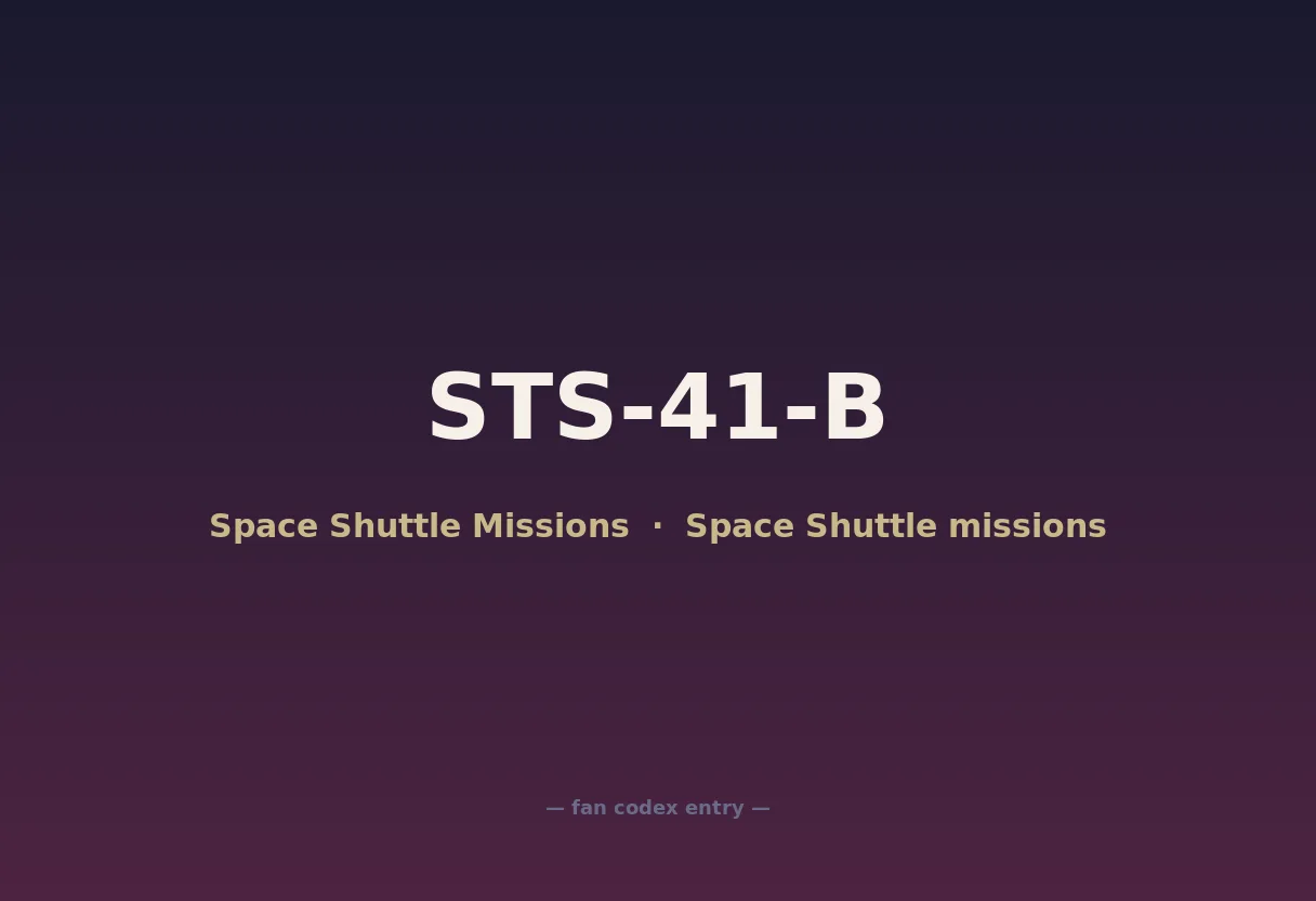 STS-41-B