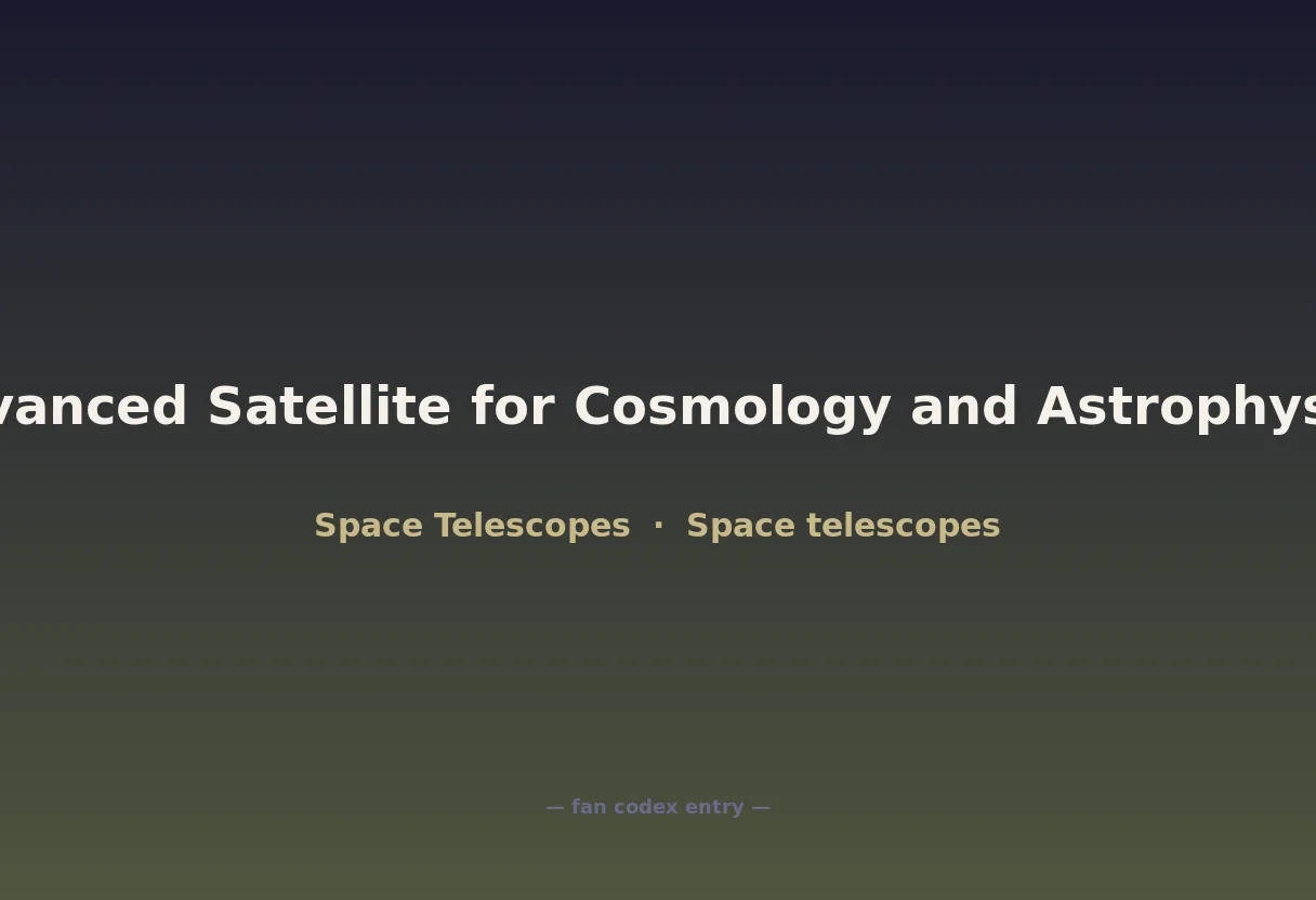 Advanced Satellite for Cosmology and Astrophysics