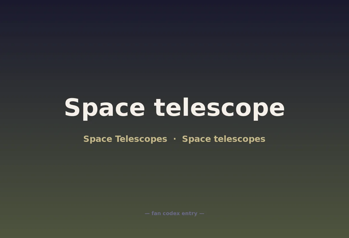 Space telescope