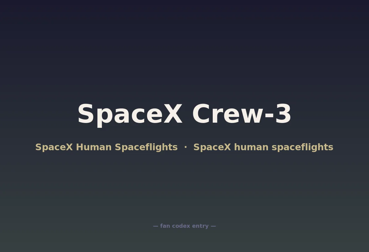 SpaceX Crew-3