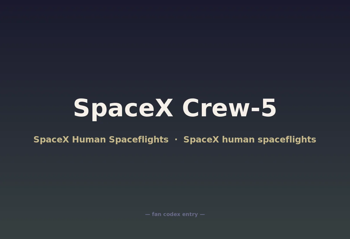 SpaceX Crew-5