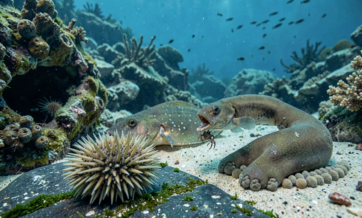 Benthic foraging