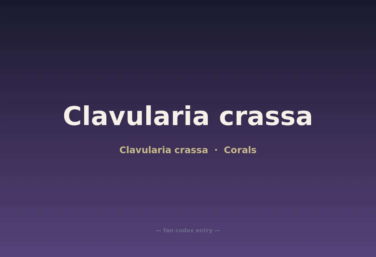 Clavularia crassa