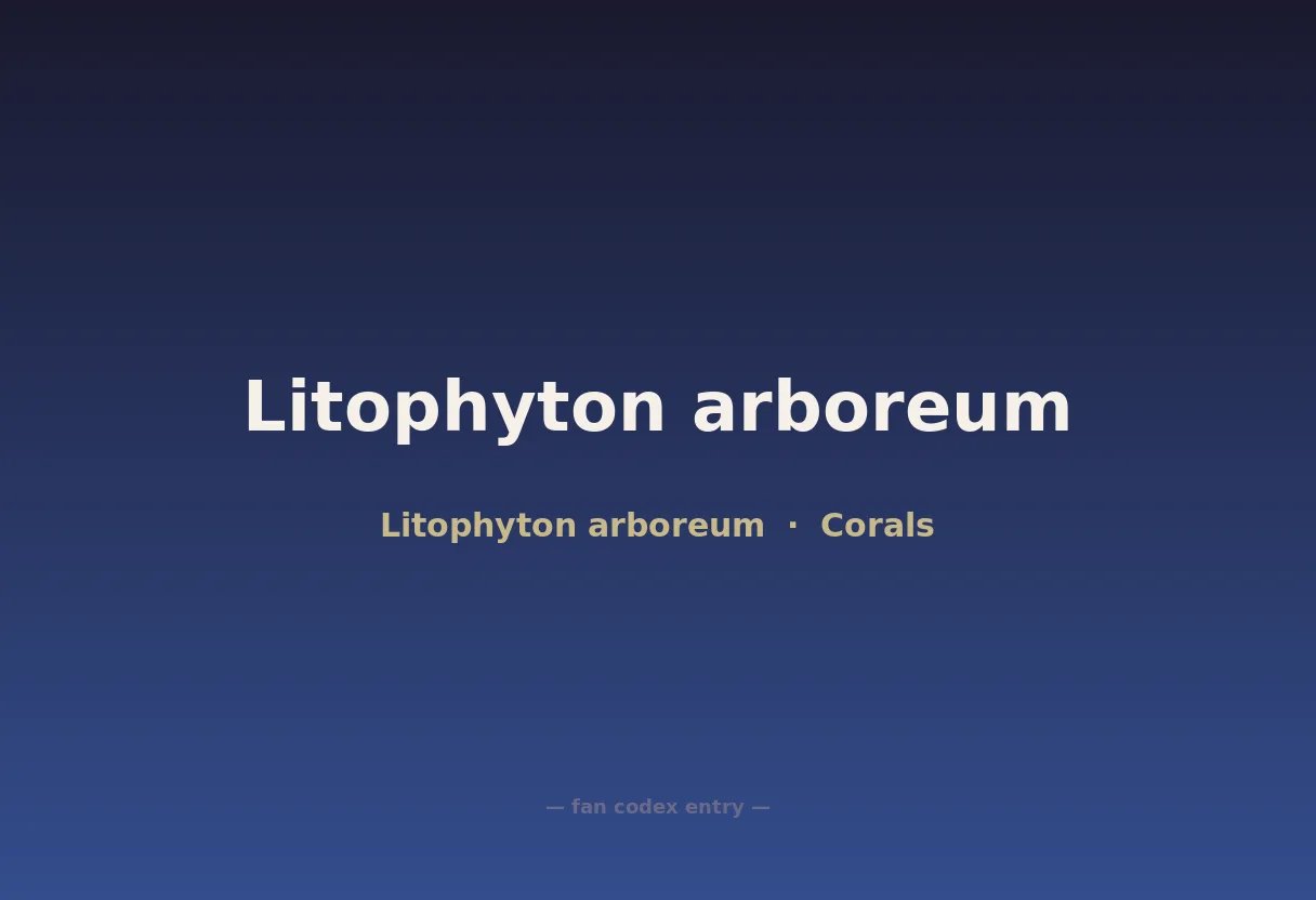 Litophyton arboreum